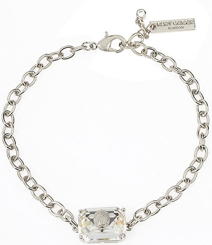 Kurt Geiger London Signature Eagle Gem Link Line Bracelet