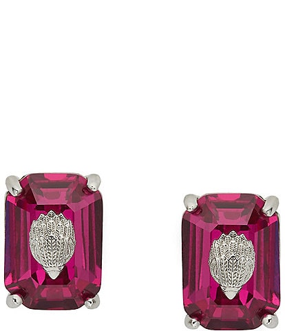 Kurt Geiger London Signature Eagle Gem Stud Earrings