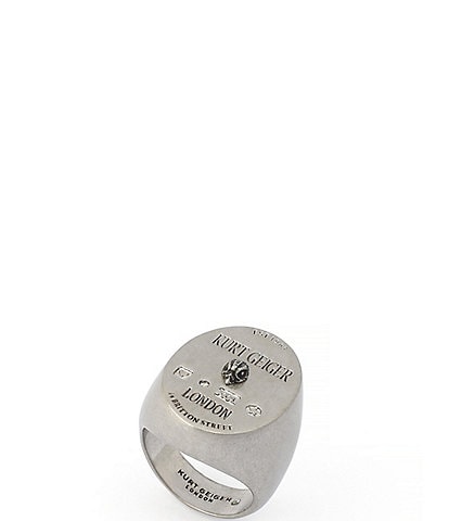 Kurt Geiger London Signature Eagle Logo Signet Statement Ring