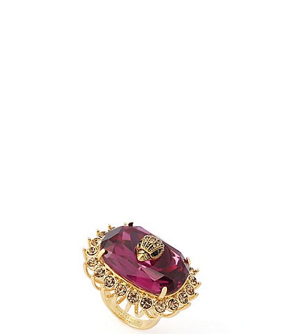 Kurt Geiger London Signature Eagle Resin Gemstone Cocktail Ring