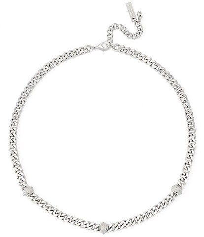 Kurt Geiger London Signature Eagle Station Chain Collar Necklace