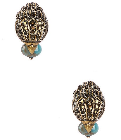 Kurt Geiger London Signature Eagle Stone Stud Earrings