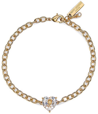 Kurt Geiger London Signature Heart Gem Charm Bracelet