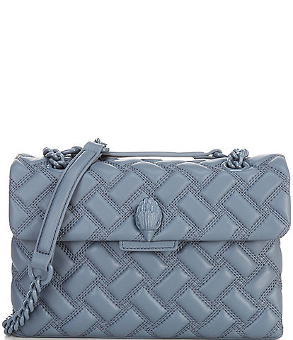 Kurt Geiger London Solid Drench Large Quilted Crossbody Bag