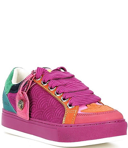 Kurt Geiger London Southbank Tag Suede Platform Sneakers