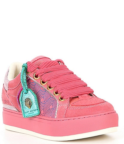 Kurt Geiger London Southbank Tag Suede Platform Sneakers