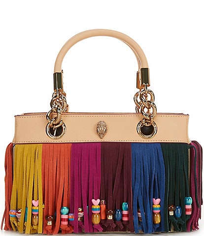 Kurt Geiger London Square Kensington Suede Fringe Bag
