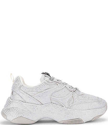 Kurt Geiger London Starlight Runner Metallic Crystal Embellished Sneakers