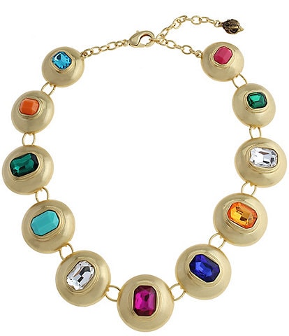 Kurt Geiger London Stone Button Collar Necklace