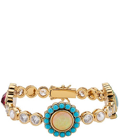 Kurt Geiger London Vintage Gem Tennis Line Bracelet