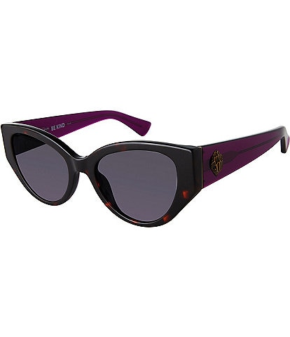 Kurt Geiger London Women's KGL1007 Shoreditch Small 53mm Havana Oval Sunglasses