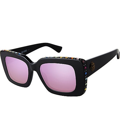 Kurt Geiger London Women's KGL1009 Shoreditch 52mm Rectangle Sunglasses