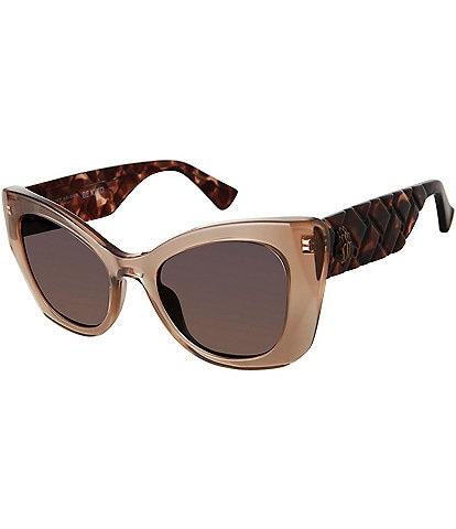 Kurt Geiger London Women's KGL1011 Kensington 52mm Butterfly Sunglasses