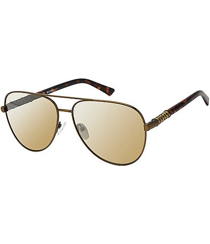Kurt Geiger London Women's KGL1023 63mm Aviator Sunglasses