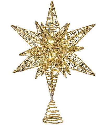 Kurt S. Adler 15#double; Twinkling Superbright LED Starburst Tree Topper