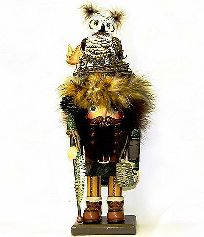 Kurt S. Adler 16#double; Hollywood Nutcrackers™ Woodsman With Owl Hat Nutcracker
