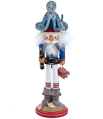 Kurt S. Adler 18#double; Hollywood Nutcrackers™ Octopus Hat Nutcracket