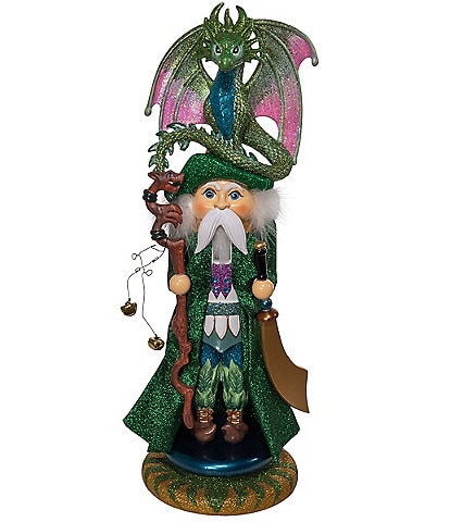 Kurt S. Adler 18" Hollywood Nutcrackers™ Wizard With Dragon Nutcracker Figurine