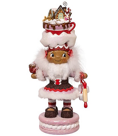 Kurt S. Adler Hollywood™ Collection Gingerbread Girl With Cup Nutcracker, 12#double;