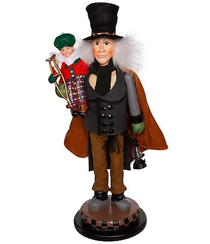Kurt S. Adler Hollywood™ Nutcracker Collection 17-Inch Bob Cratchit and Tiny Tim Nutcracker
