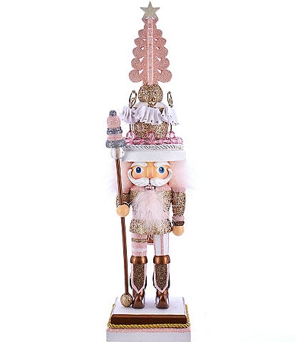 Kurt S. Adler Hollywood™ Nutcracker Collection 17.5-Inch Pink Ballerinas and Tree Nutcracker