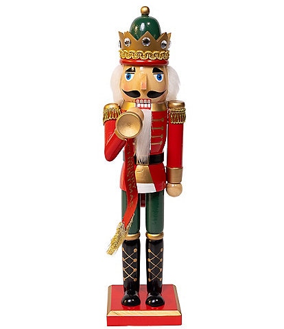Kurt S. Adler Red & Green With Horn 15#double; Nutcracker
