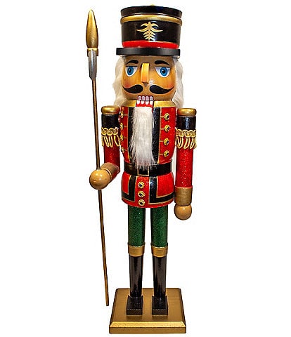Kurt S. Adler Soldier With Staff 20#double; Nutcraker