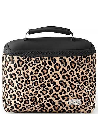 KUSSHI Leopard Train Case