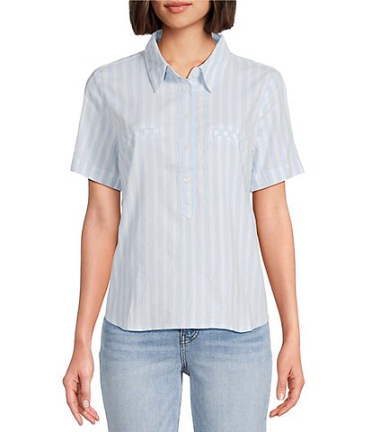 KUT from the Kloth Araceli Tencel Stripe Shirt