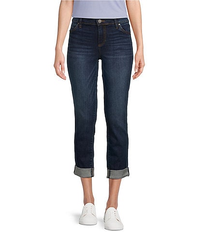 KUT from the Kloth Catherine Roll-Up Cuff Boyfriend Jeans