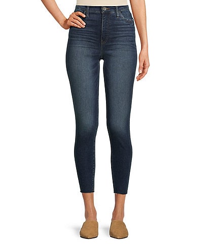 KUT from the Kloth Connie High Rise Fab Ab Fit Technique Skinny Leg Stretch Denim 5-Pocket Ankle Jeans