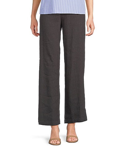 KUT from the Kloth Meg Linen Blend Wide Leg Pants