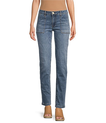 KUT from the Kloth Stretch Denim Mid Rise Jeans