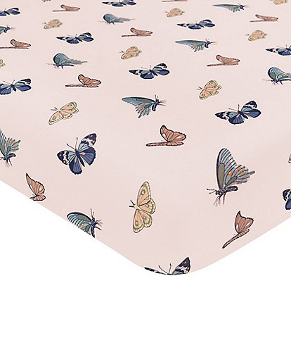 Kyte BABY Baby Bamboo Butterfly Print Crib Sheet
