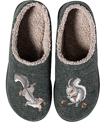 L..L. Bean Men's Daybreak Squirrel Motif Slippers