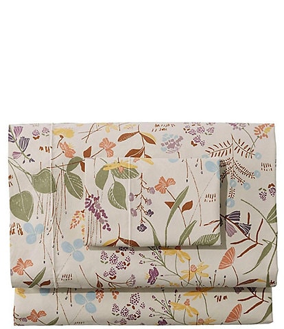 L.L.Bean Birch Floral Percale Sheet Set