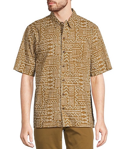 L.L.Bean Tropics Short Sleeve Woven Shirt