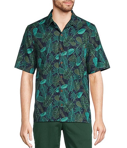 L.L. Bean Tropics Short Sleeve Woven Shirt