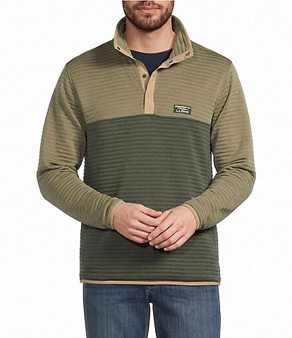 L.L.Bean Airlight Knit Color Block Pullover