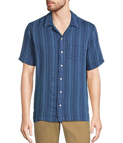 L.L.Bean Cloud Gauze Short Sleeve Woven Camp Shirt