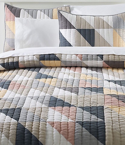L.L.Bean Flying Geese-Inspired Patterns Reversible Quilt