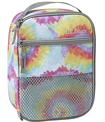 L.L.Bean Multi Colored Tie Dye Print Lunch Box