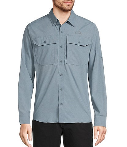 L.L.Bean Performance Stretch No Fly Zone Long Sleeve Woven Shirt