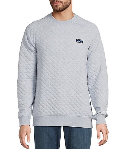 L.L.Bean Quilted Traditional Fit Logo Patch Sweatshirt