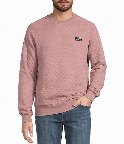 L.L.Bean Quilted Traditional Fit Logo Patch Sweatshirt