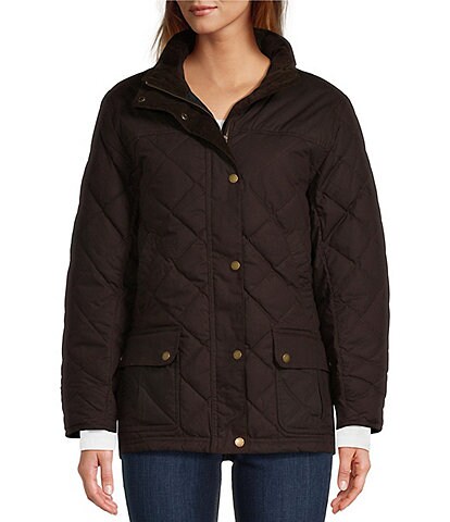 L.L.Bean® Upcountry Quilted Waxed-Cotton Down Waterproof Jacket