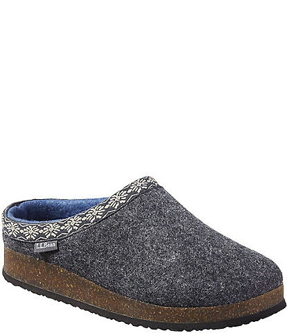 L.L.Bean Women's Wool Slipper Clogs