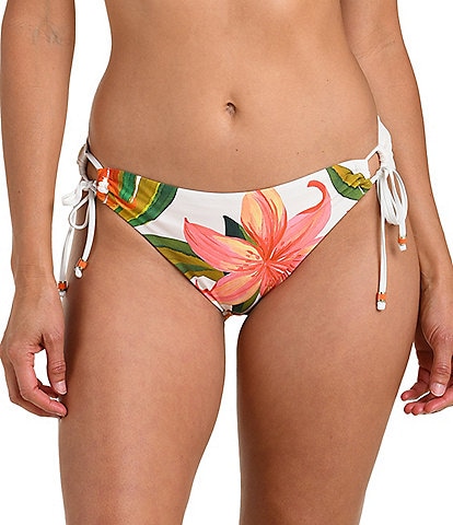 La Blanca Jungle Blossom Adjustable Loop Hipster Swim Bottom