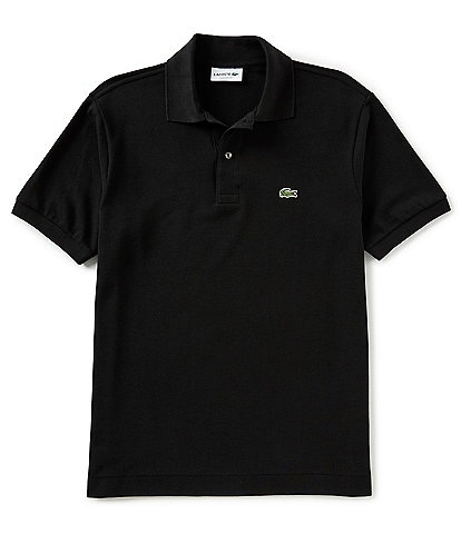 Lacoste Big & Tall Solid Pique Short-Sleeve Polo Shirt