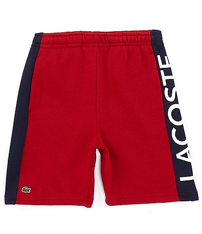 Lacoste Big Boys 8-16 Comfortable Classic and Colorful Side Stripe Shorts